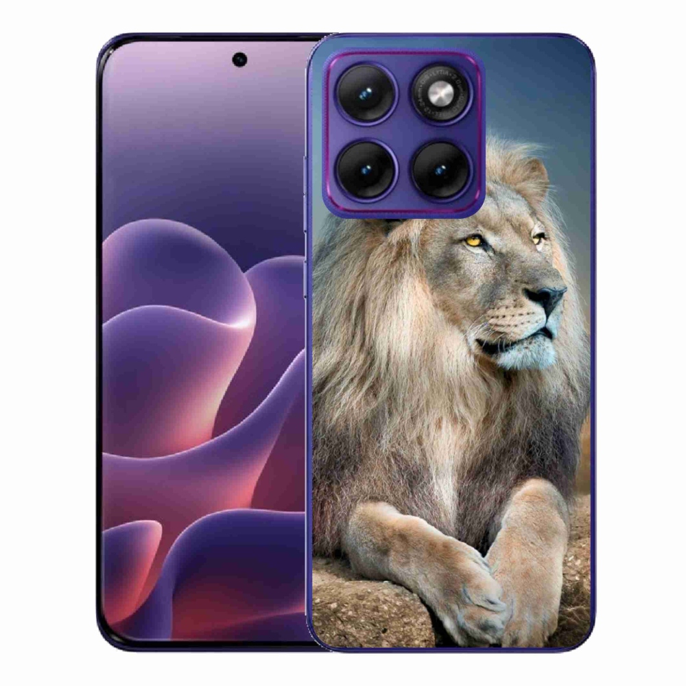 Zselés borítás mmCase a Motorola Edge 70 Fusion készülékhez - Lion 1