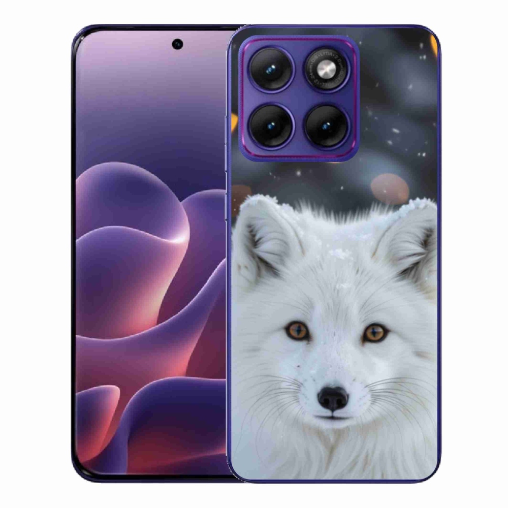 Zselés borítás mmCase a Motorola Edge 70 Fusion készülékhez - polár róka