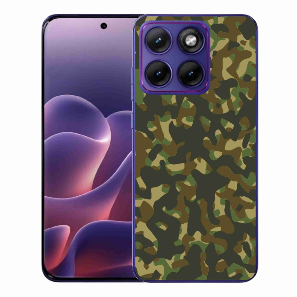 Zselés borítás mmCase a Motorola Edge 70 Fusion készülékhez - álcázó mintázat 1