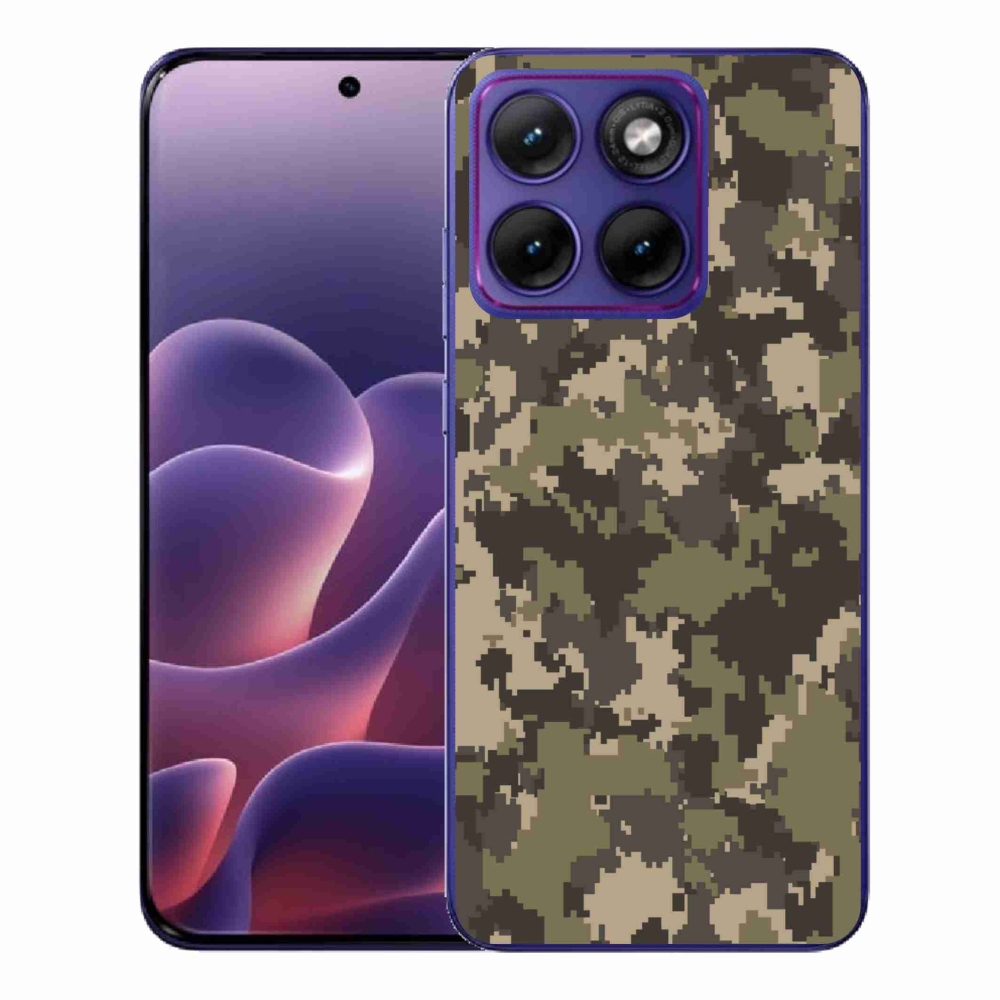 Zselés borítás mmCase a Motorola Edge 70 Fusion készülékhez - álcázó mintázat 12