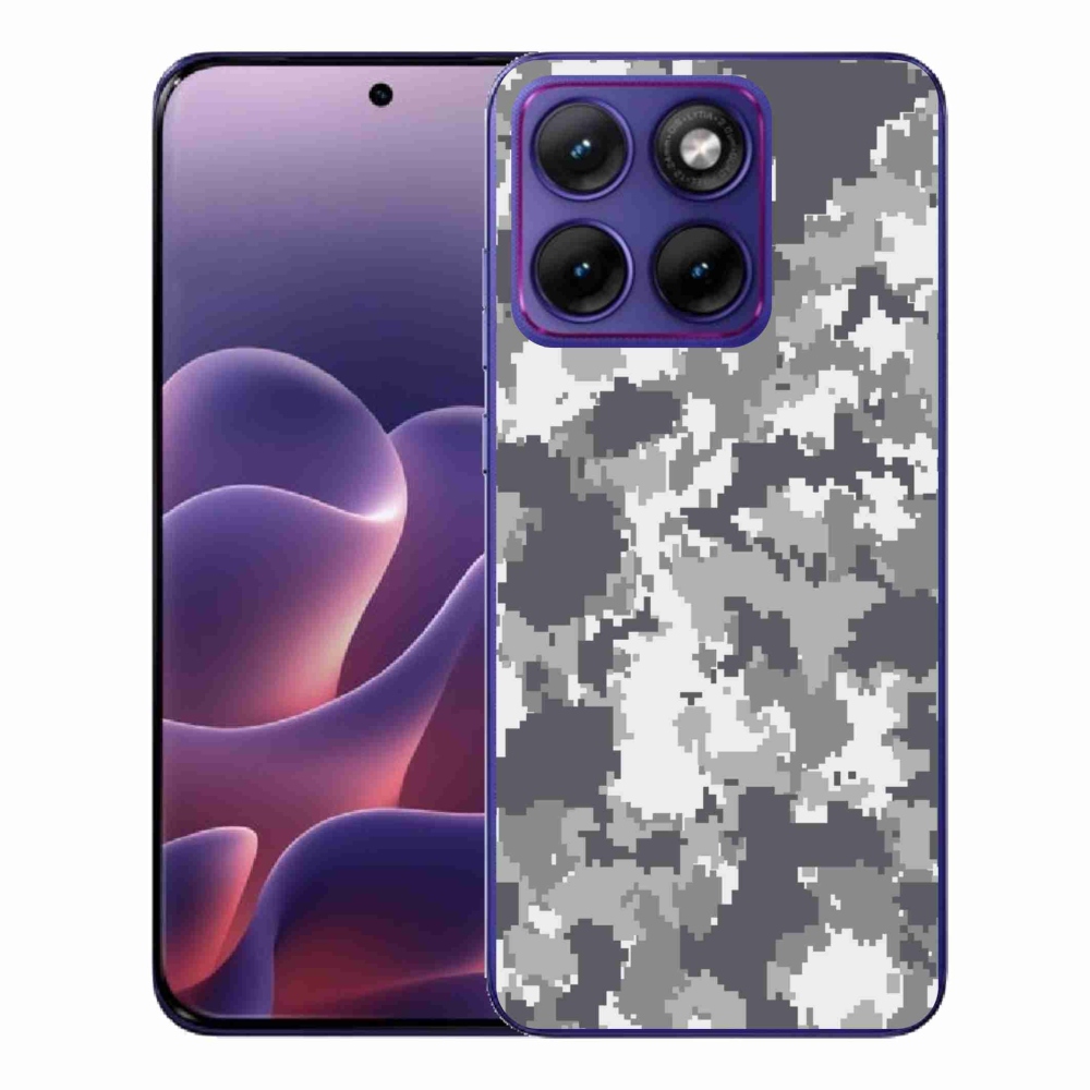 Zselés borítás mmCase a Motorola Edge 70 Fusion készülékhez - álcázó mintázat 2
