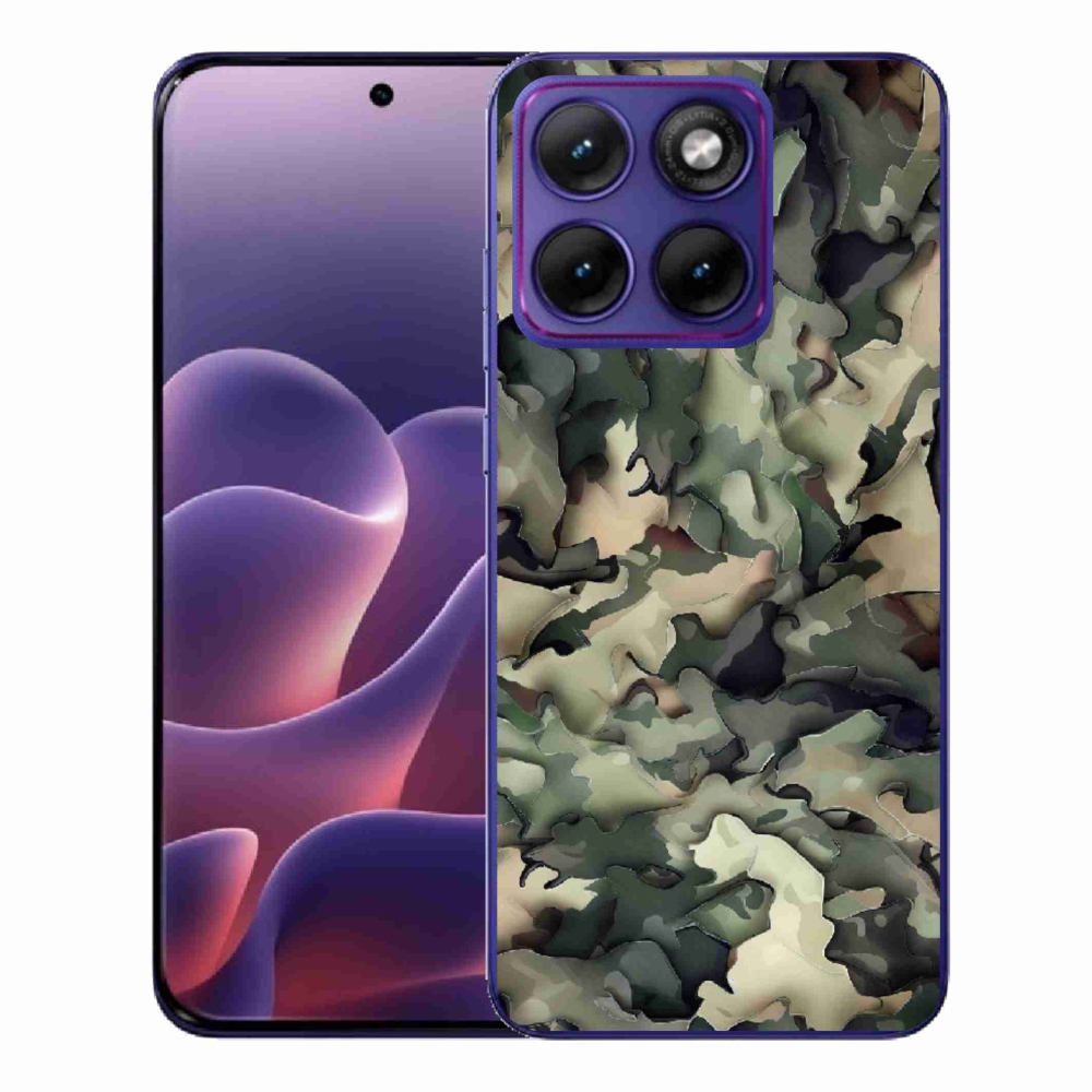 Zselés borítás mmCase a Motorola Edge 70 Fusion készülékhez - álcázó mintázat 9