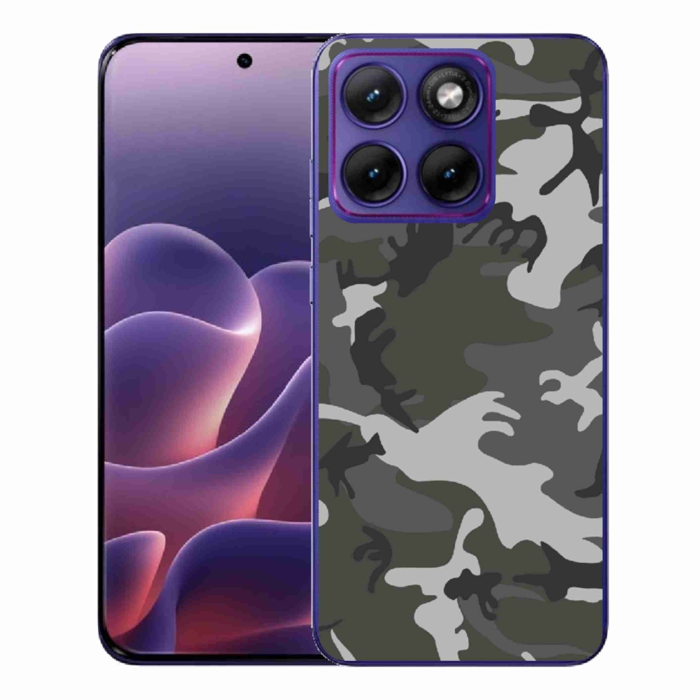 Zselés borítás mmCase a Motorola Edge 70 Fusion készülékhez - álcázó mintázat