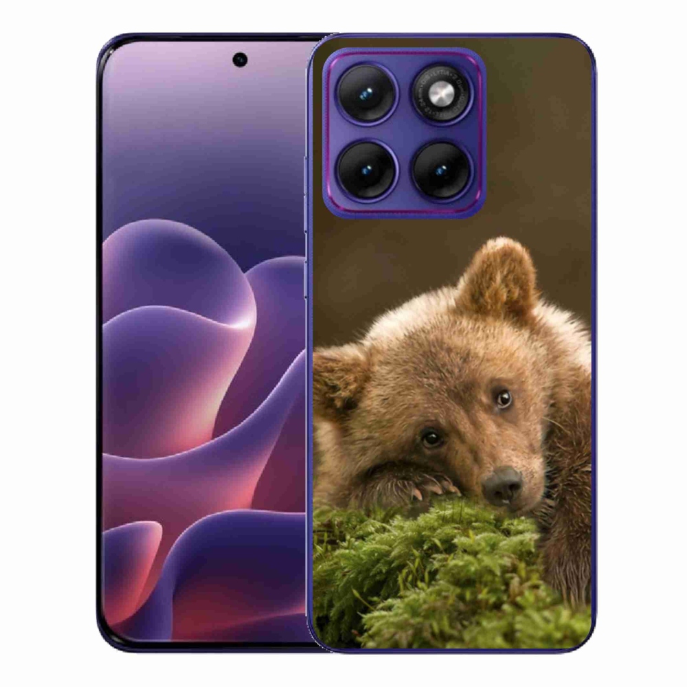 Zselés borítás mmCase a Motorola Edge 70 Fusion készülékhez - medve