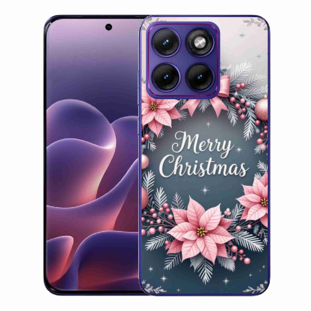 Gél borítás mmCase a Motorola Edge 70 Fusion számára - boldog karácsonyt!