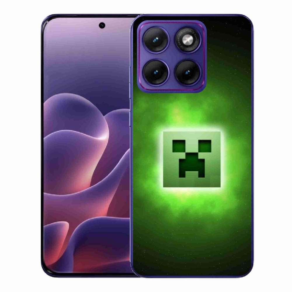 Gél védőburkolat mmCase a Motorola Edge 70 Fusion készülékhez - minecraft