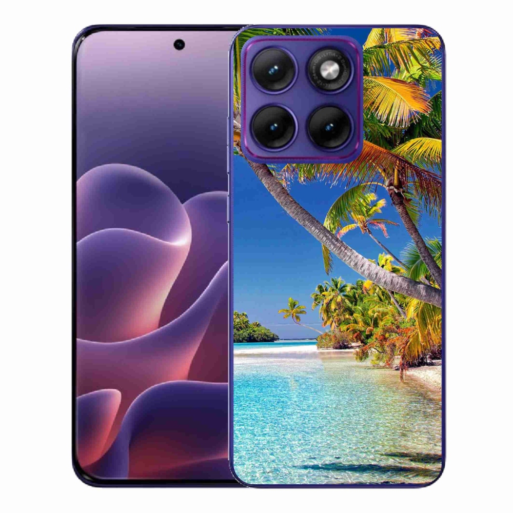 Zselés borítás mmCase a Motorola Edge 70 Fusion készülékhez - tengerparton