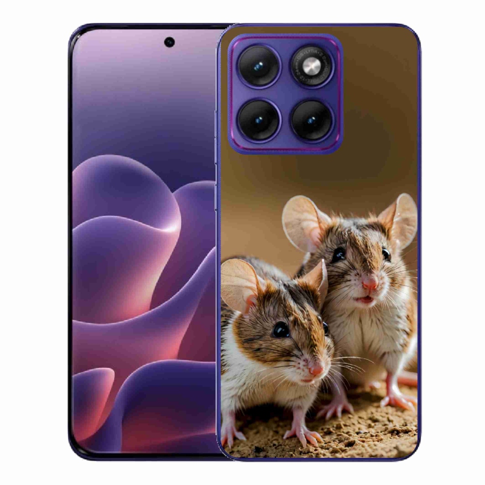 Zselés borítás mmCase a Motorola Edge 70 Fusion készülékhez - egér duó