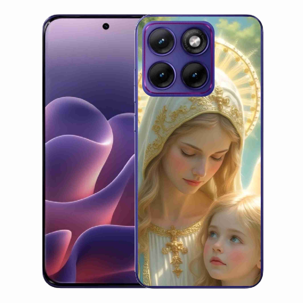 Gél védőburkolat mmCase a Motorola Edge 70 Fusion készülékhez - Vallási motívum 2