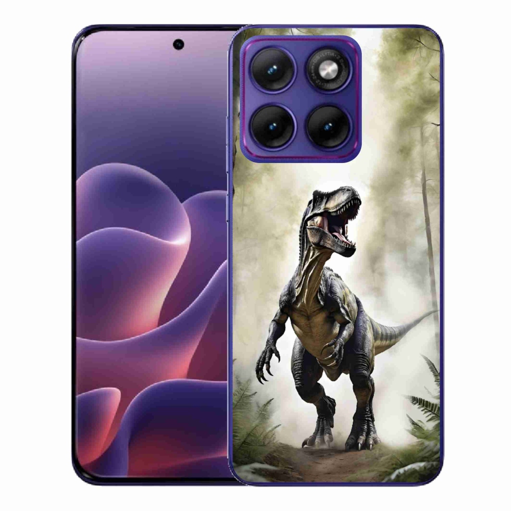 Zselés borítás mmCase a Motorola Edge 70 Fusion készülékhez - dühös T-Rex