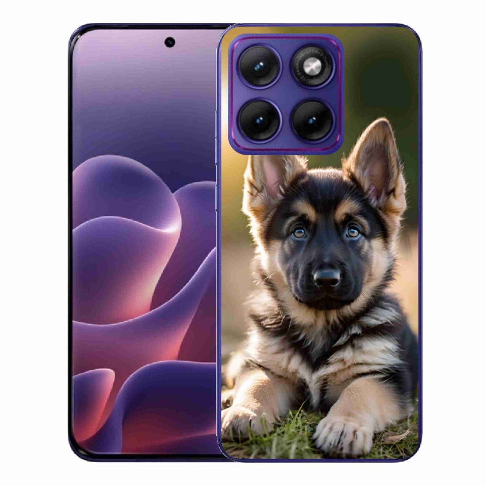 Zselés borítás mmCase a Motorola Edge 70 Fusion készülékhez - Német juhászkutya a vadonban