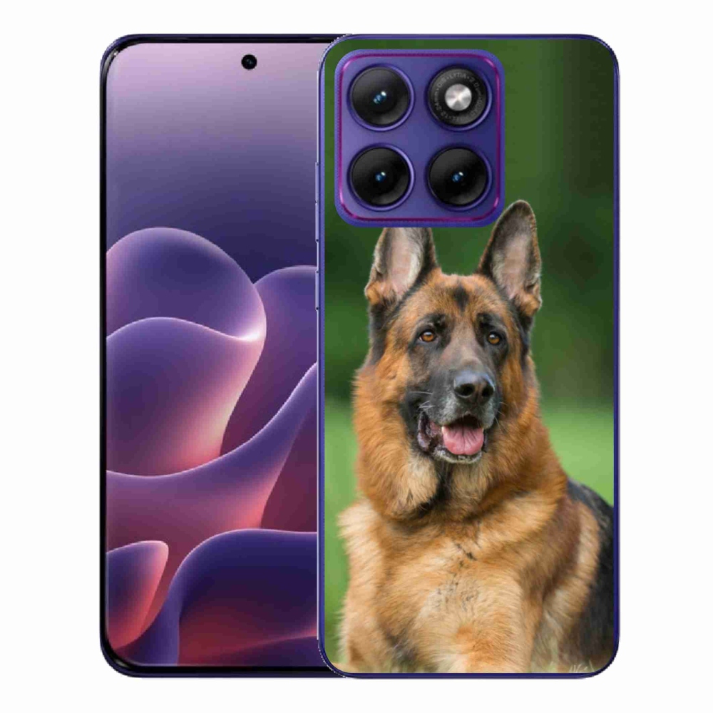 Zselés borítás mmCase a Motorola Edge 70 Fusion készülékhez - Német juhászkutya
