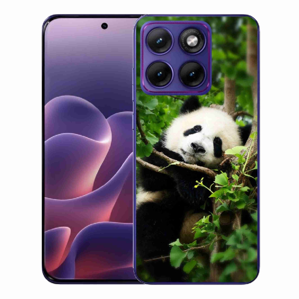 Zselés borítás mmCase a Motorola Edge 70 Fusion készülékhez - panda