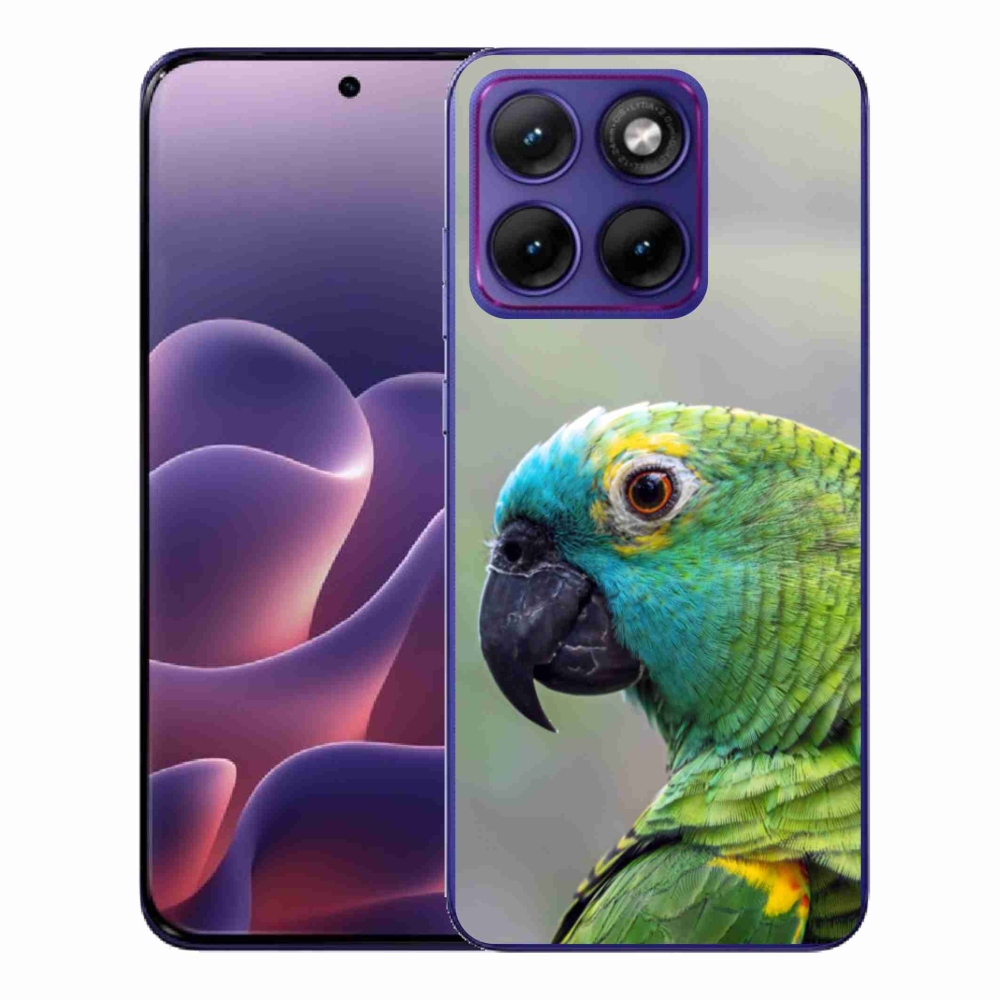 Zselés borítás mmCase a Motorola Edge 70 Fusion készülékhez - papagáj amazon