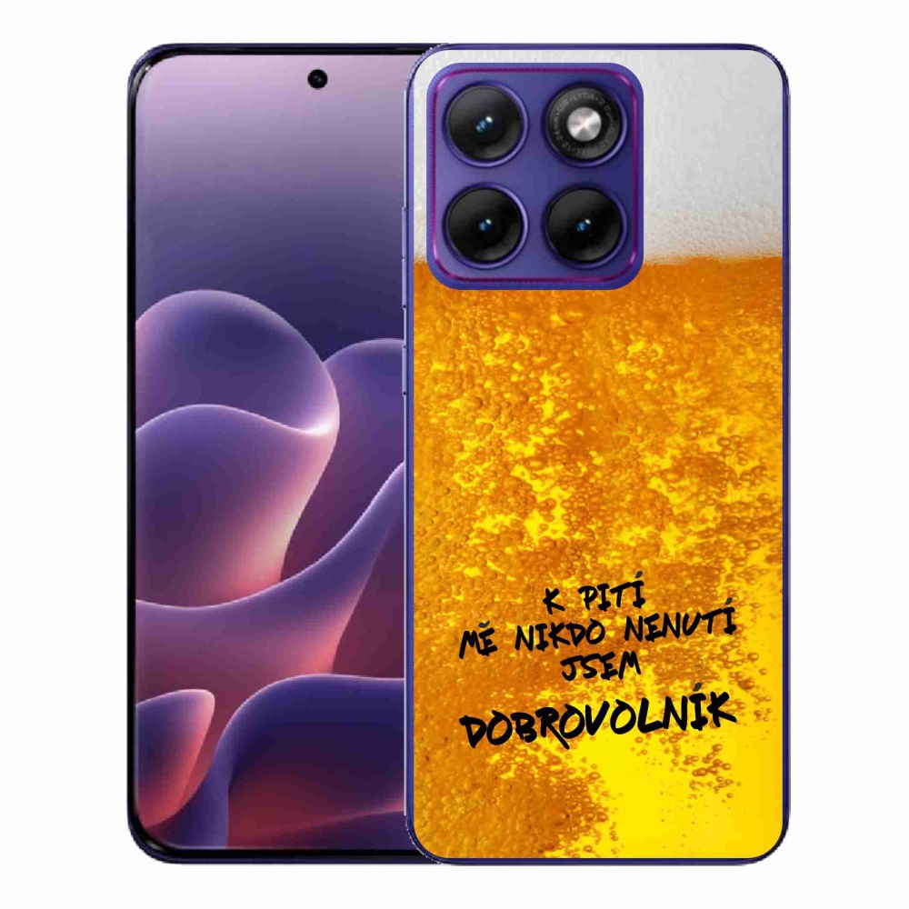 Zselés borítás mmCase a Motorola Edge 70 Fusion készülékhez - sör motívum 4