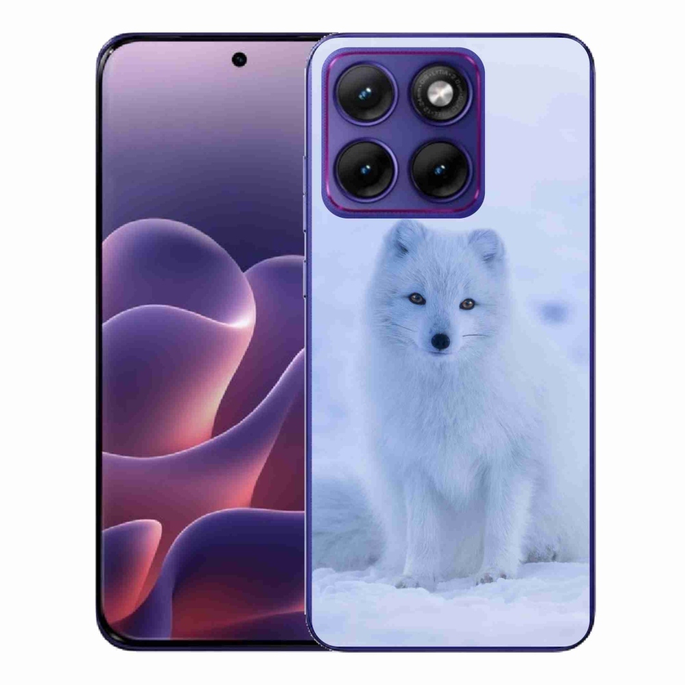 Zselés borítás mmCase a Motorola Edge 70 Fusion készülékhez - polár róka