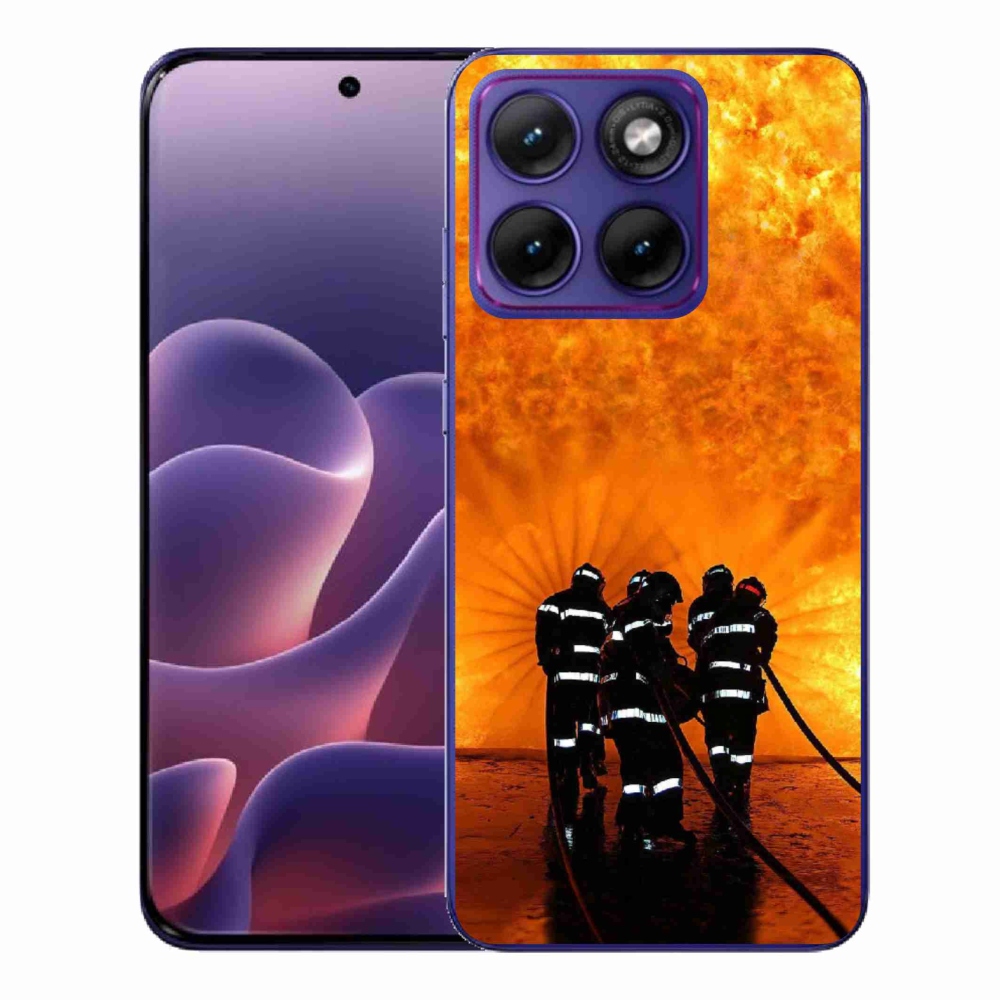 Zselés borítás mmCase a Motorola Edge 70 Fusion készülékhez - tűz