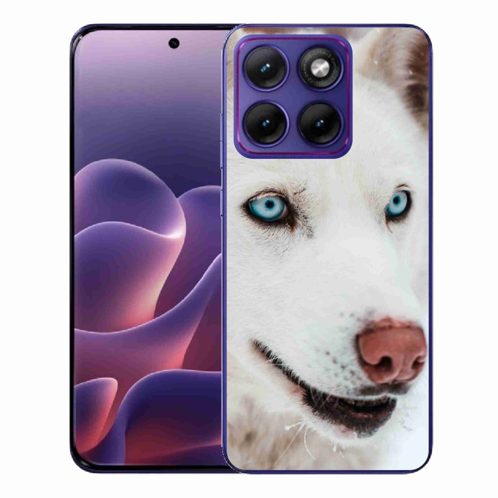 Zselés borítás mmCase a Motorola Edge 70 Fusion készülékhez - kutyusos nézet