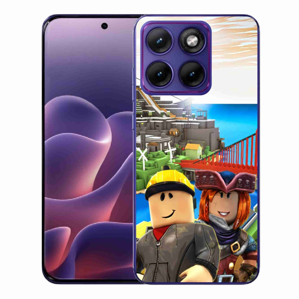Zselés borítás mmCase a Motorola Edge 70 Fusion készülékhez - roblox 1