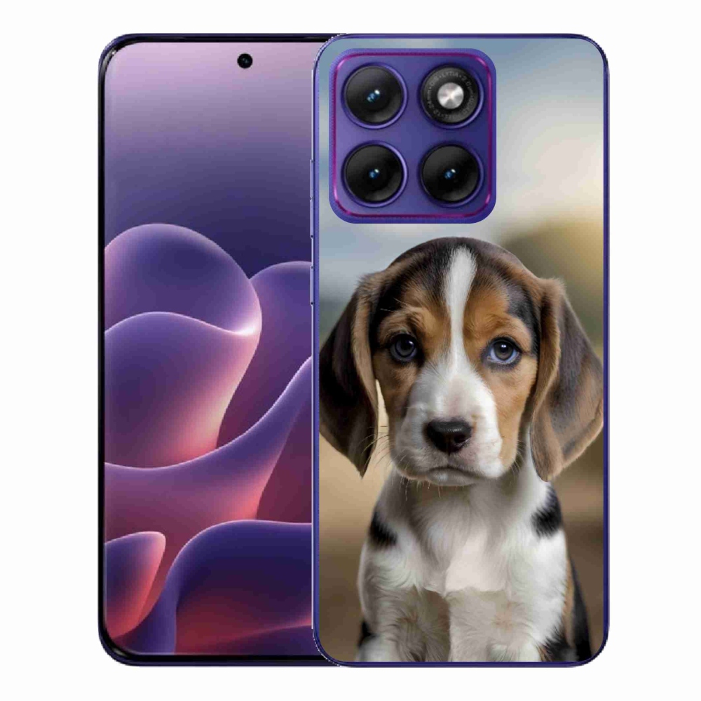 Zselés borítás mmCase a Motorola Edge 70 Fusion készülékhez - aranyos bézs színű