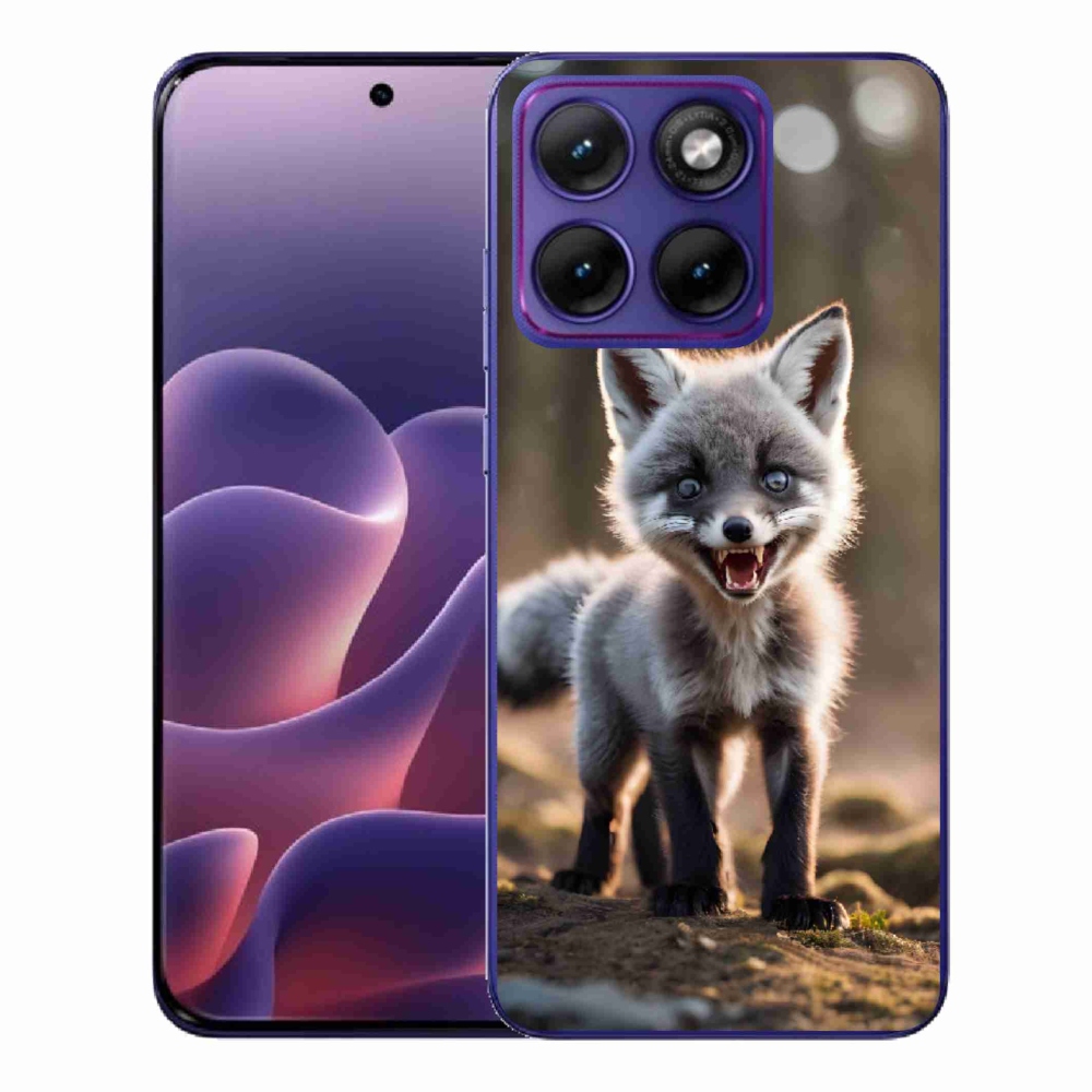 Zselés borítás mmCase a Motorola Edge 70 Fusion készülékhez - angry fox