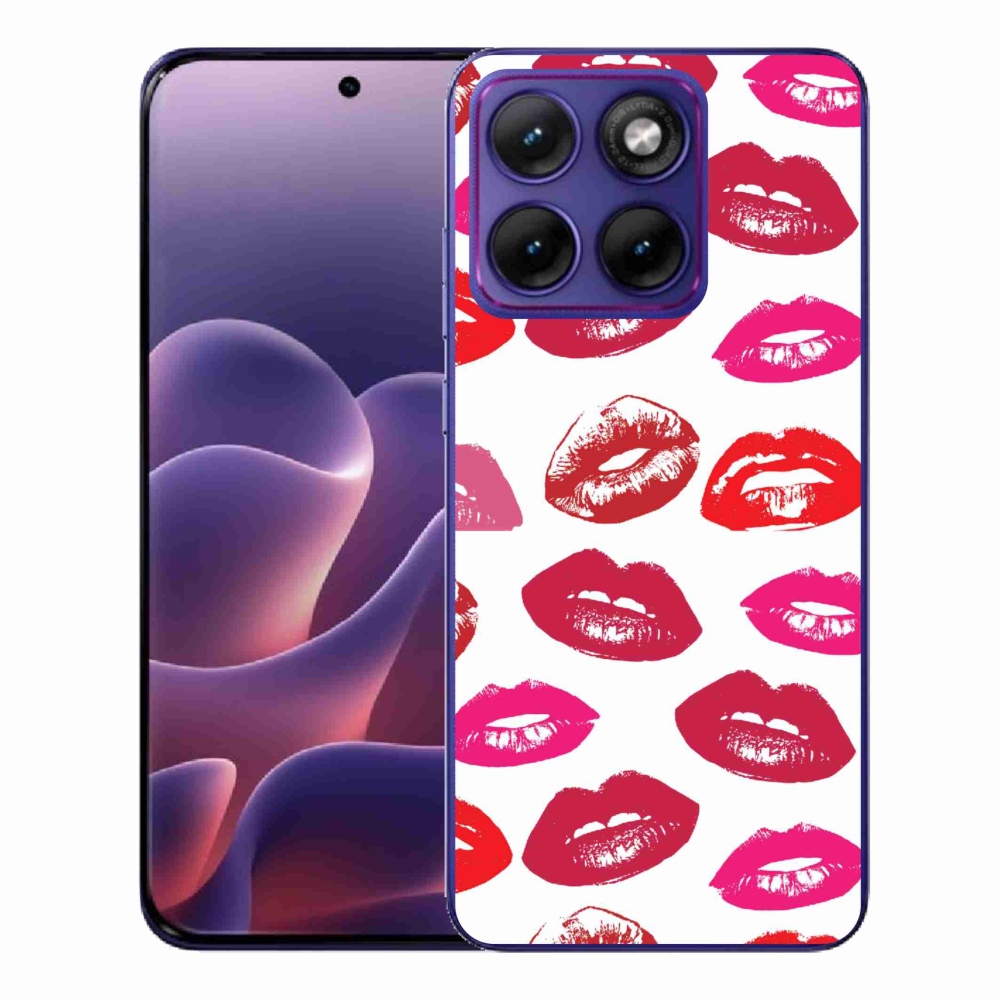 Gél védőburkolat mmCase a Motorola Edge 70 Fusion készülékhez - ajkak