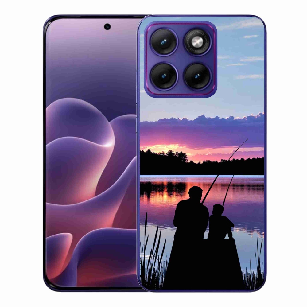 Zselés borítás mmCase a Motorola Edge 70 Fusion számára - halászat 2