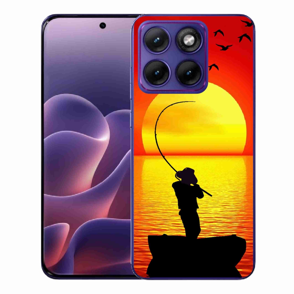 Zselés borítás mmCase a Motorola Edge 70 Fusion készülékhez - horgászás