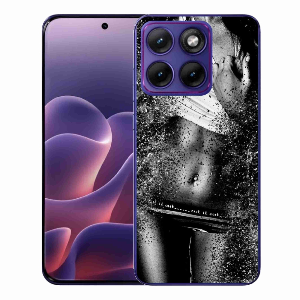 Gél védőburkolat mmCase a Motorola Edge 70 Fusion készülékhez - szexi nő 1