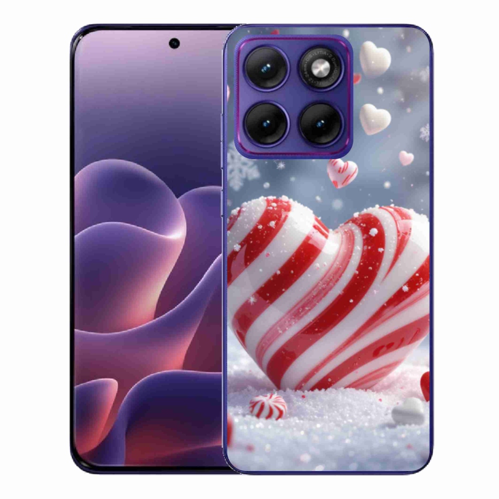 Gél védőburkolat mmCase a Motorola Edge 70 Fusion készülékhez - édes szívecske