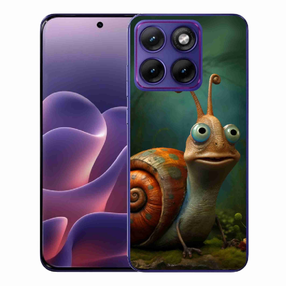 Zselés borítás mmCase a Motorola Edge 70 Fusion készülékhez - csiga