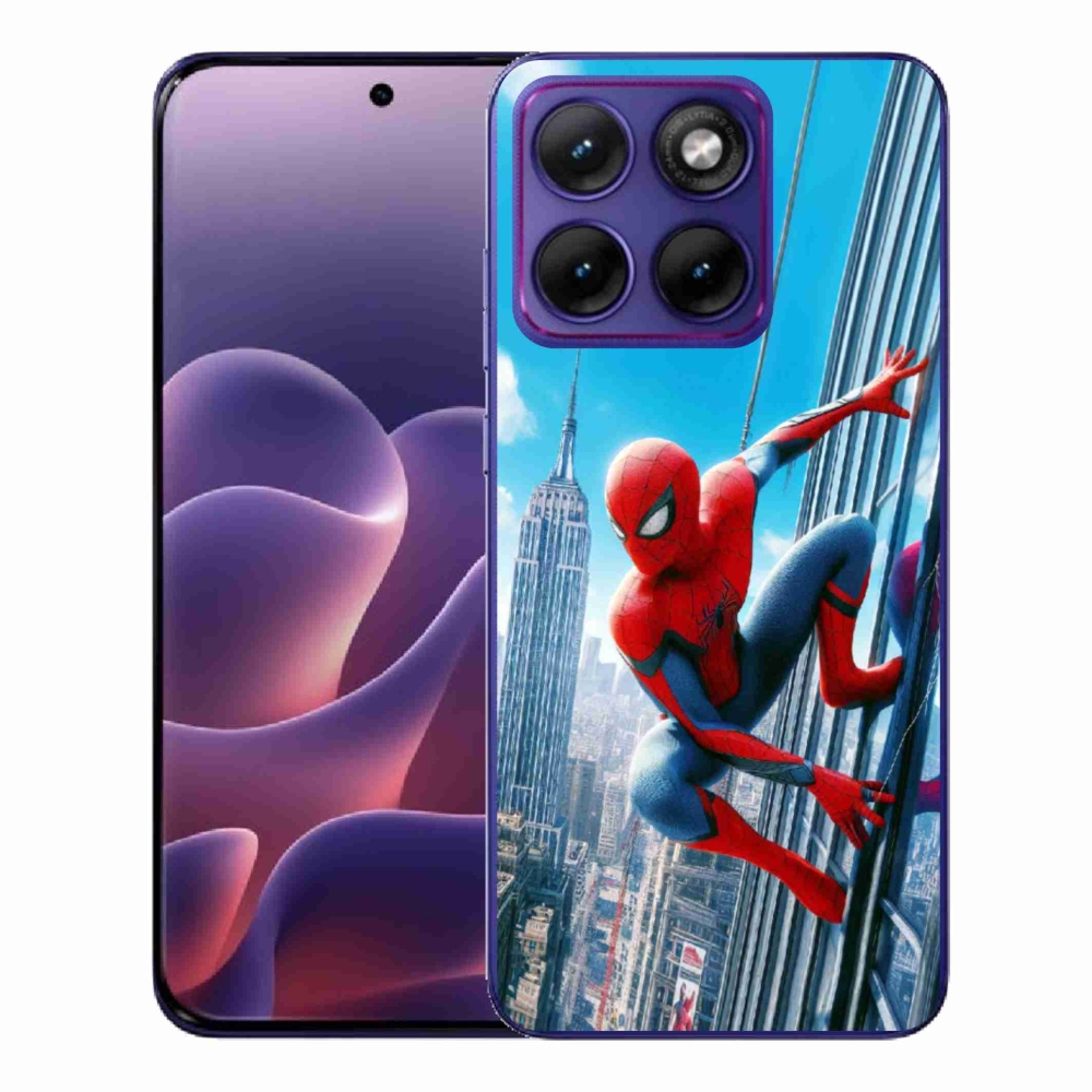 Zselés borítás mmCase a Motorola Edge 70 Fusion készülékhez - spiderman