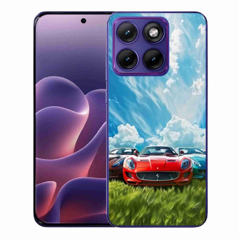 Zselés borítás mmCase a Motorola Edge 70 Fusion készülékhez - sportkocsikhoz