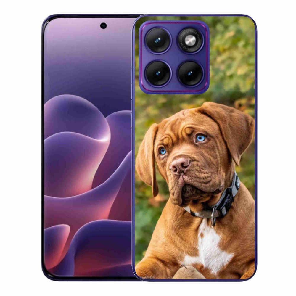 Zselés borítás mmCase a Motorola Edge 70 Fusion készülékhez - kölyökkék