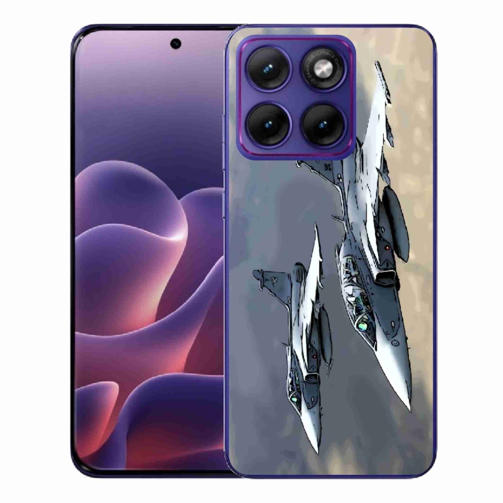 Zselés borítás mmCase a Motorola Edge 70 Fusion készülékhez - vadászgépek