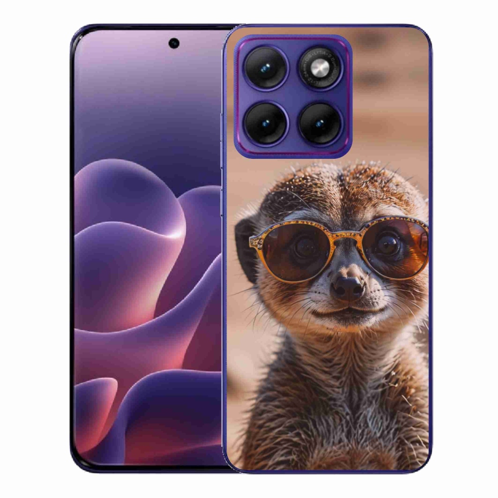 Gél borítás mmCase a Motorola Edge 70 Fusion készülékhez - stílusos surikata