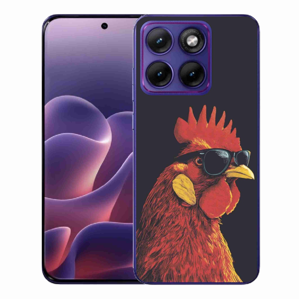 Zselés borítás mmCase a Motorola Edge 70 Fusion készülékhez - stílusos kakas