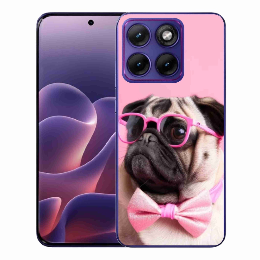 Zselés borítás mmCase a Motorola Edge 70 Fusion készülékhez - stílusos mopsz