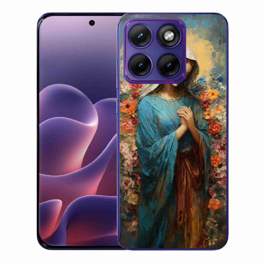 Zselés borítás mmCase a Motorola Edge 70 Fusion készülékhez - szent nő