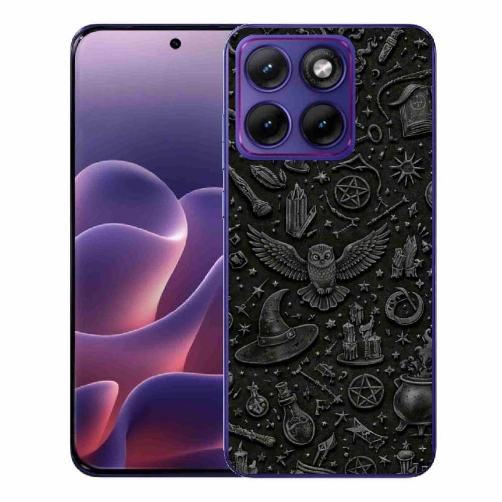 Zselés borítás mmCase a Motorola Edge 70 Fusion készülékhez - sötét varázslatos világ