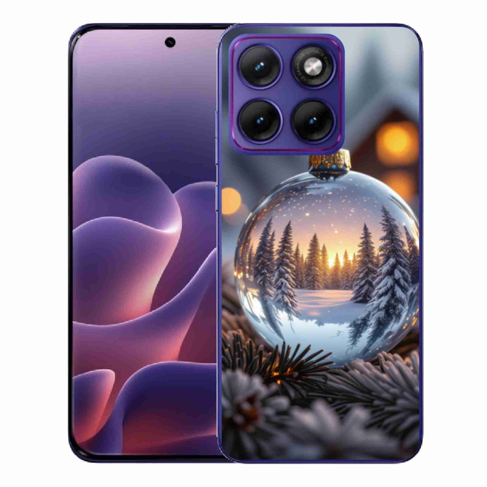 Zselés borítás mmCase a Motorola Edge 70 Fusion készülékhez - karácsonyi dekoráció