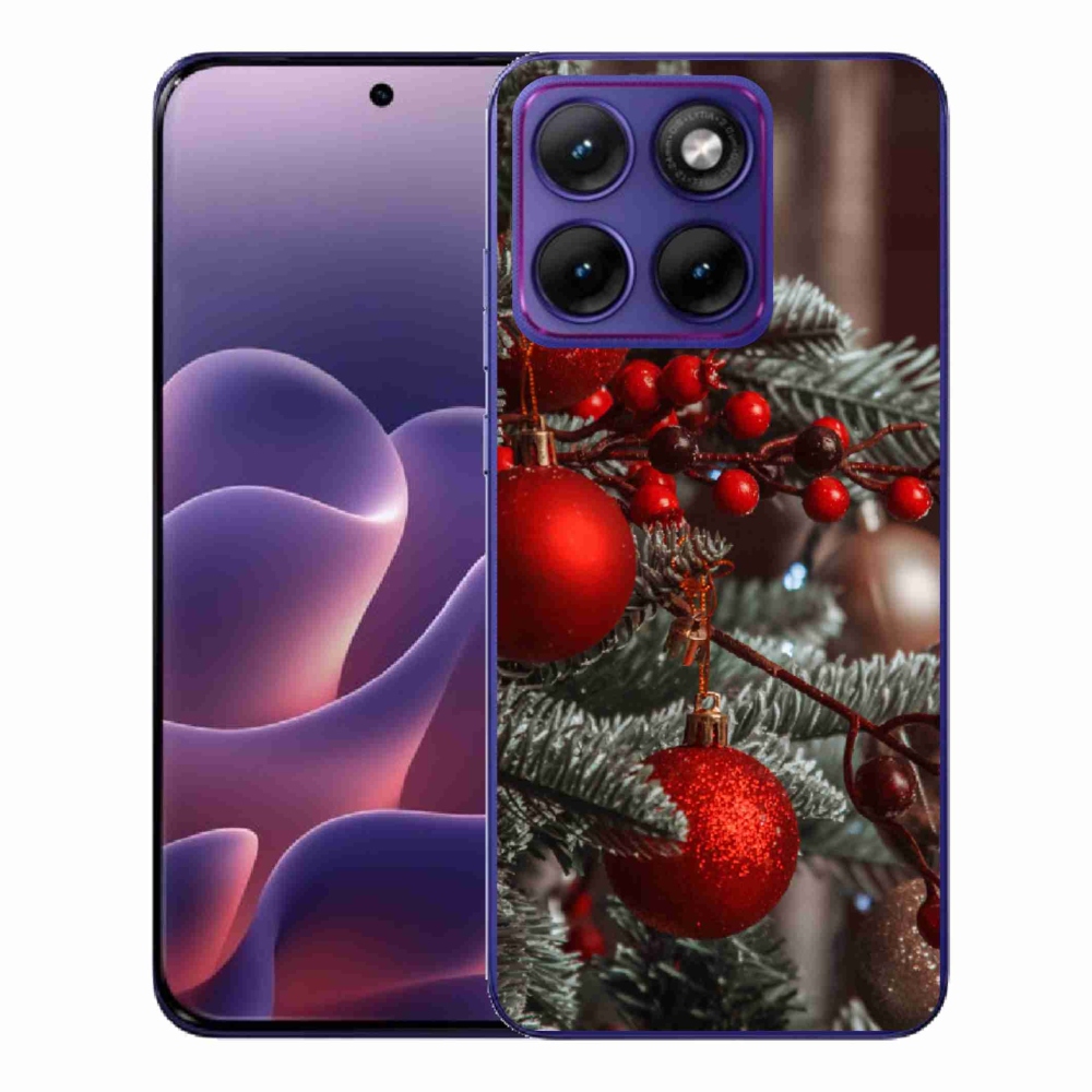 Zselés borítás mmCase a Motorola Edge 70 Fusion készülékhez - karácsonyi dekoráció 2