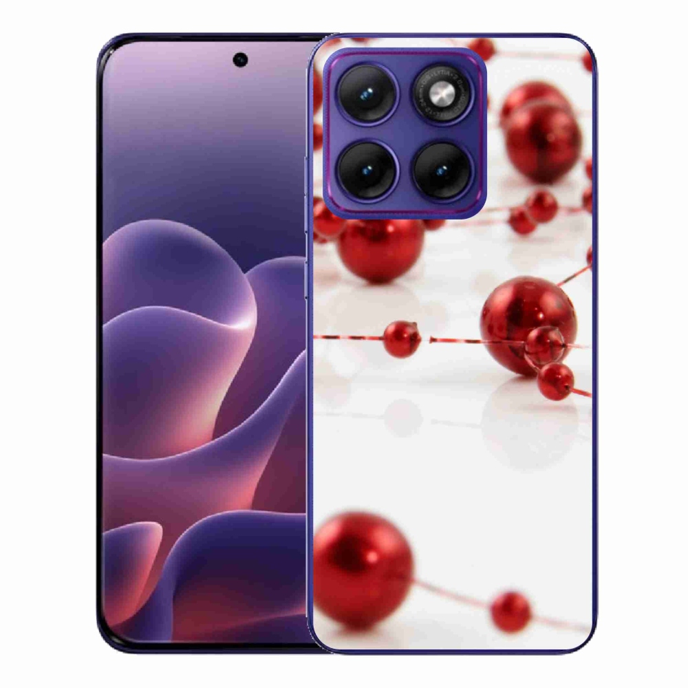 Zselés borítás mmCase a Motorola Edge 70 Fusion készülékhez - Karácsonyi lánc