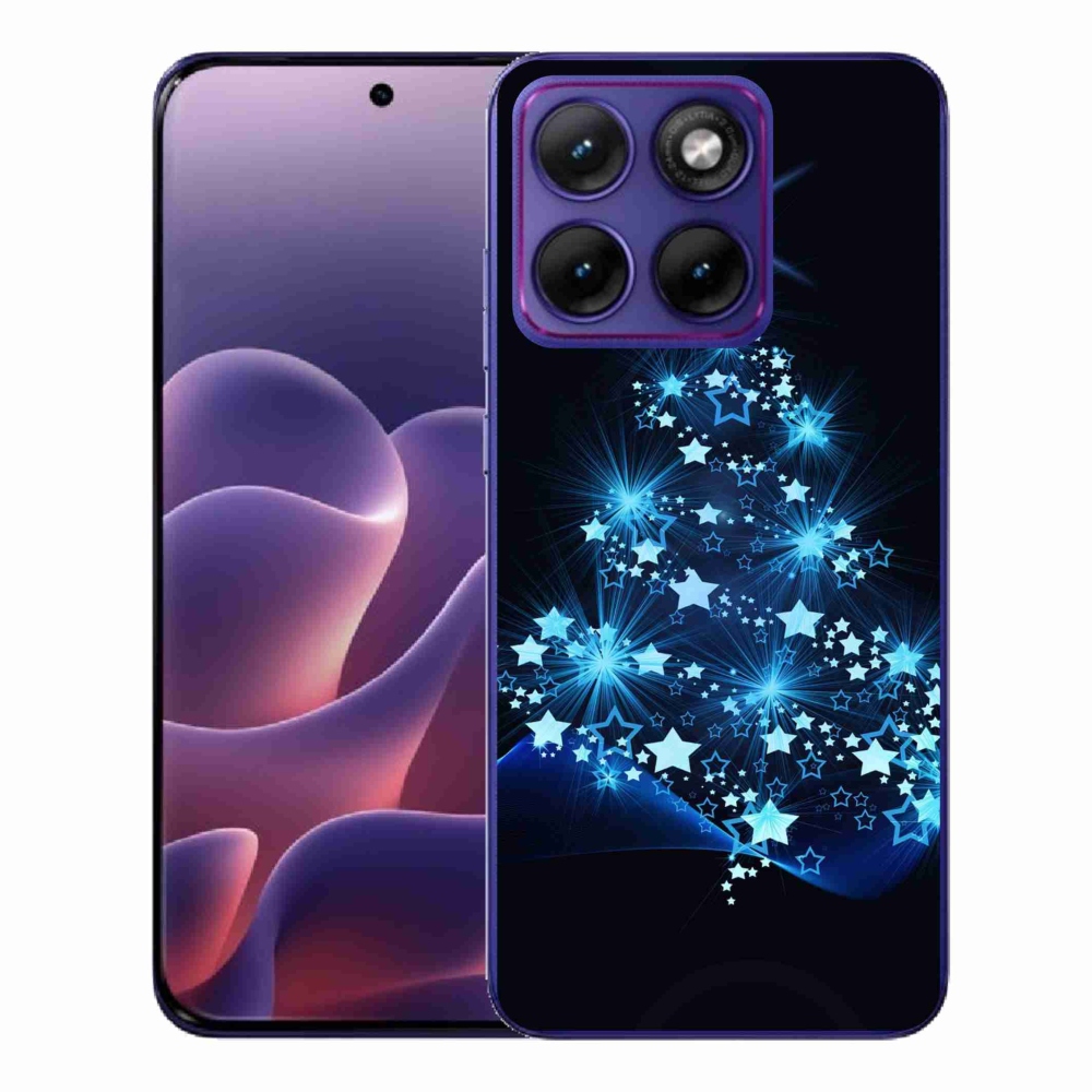 Zselés borítás mmCase a Motorola Edge 70 Fusion készülékhez - karácsonyfa