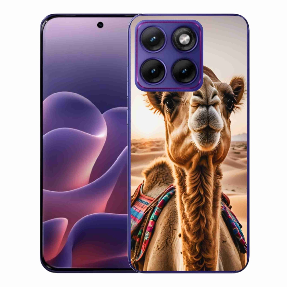 Zselés borítás mmCase a Motorola Edge 70 Fusion készülékhez - teve színű