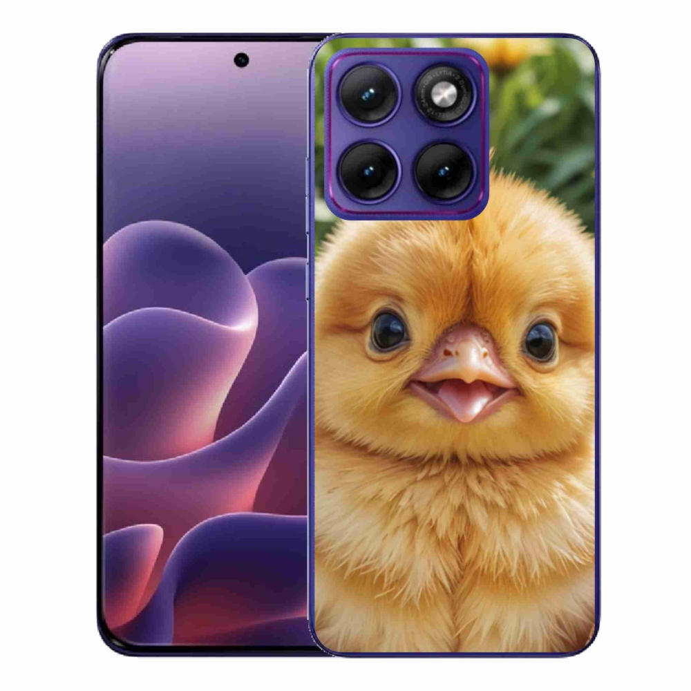 Zselés borítás mmCase a Motorola Edge 70 Fusion készülékhez - boldog csaj