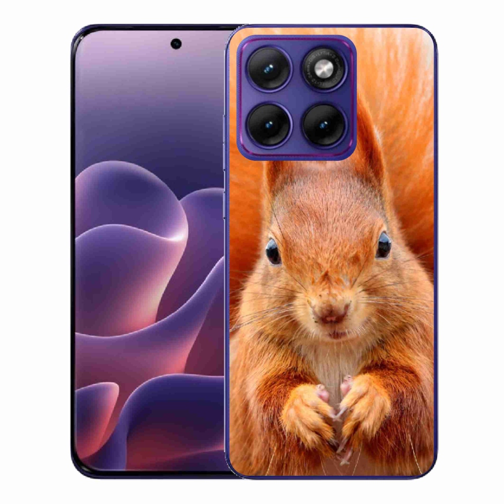 Zselés borítás mmCase a Motorola Edge 70 Fusion készülékhez - mókus
