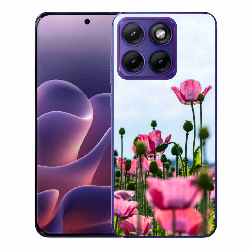 Zselés borítás mmCase a Motorola Edge 70 Fusion készülékhez - mákos színű