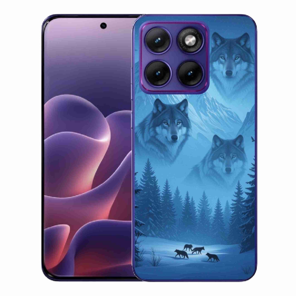 Gél védőburkolat mmCase a Motorola Edge 70 Fusion készülékhez - farkas csomag
