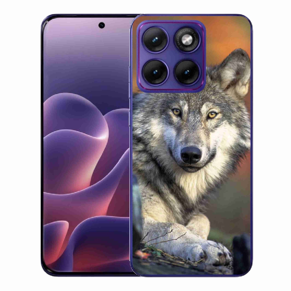 Zselés borítás mmCase a Motorola Edge 70 Fusion készülékhez - farkas